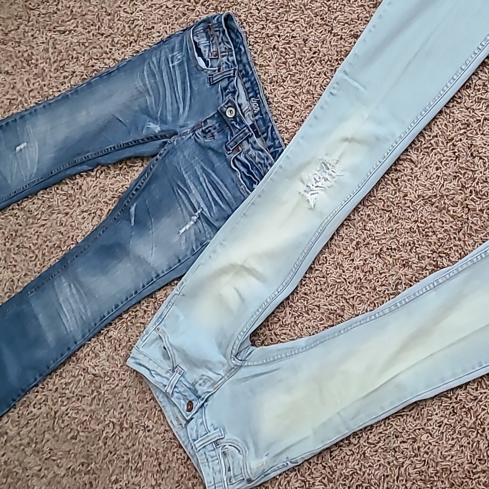 Zco. Jeans Both size 1 ,light and med wash